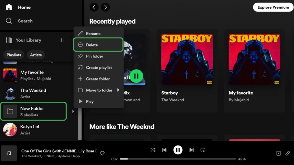 Delete Spotify Folder