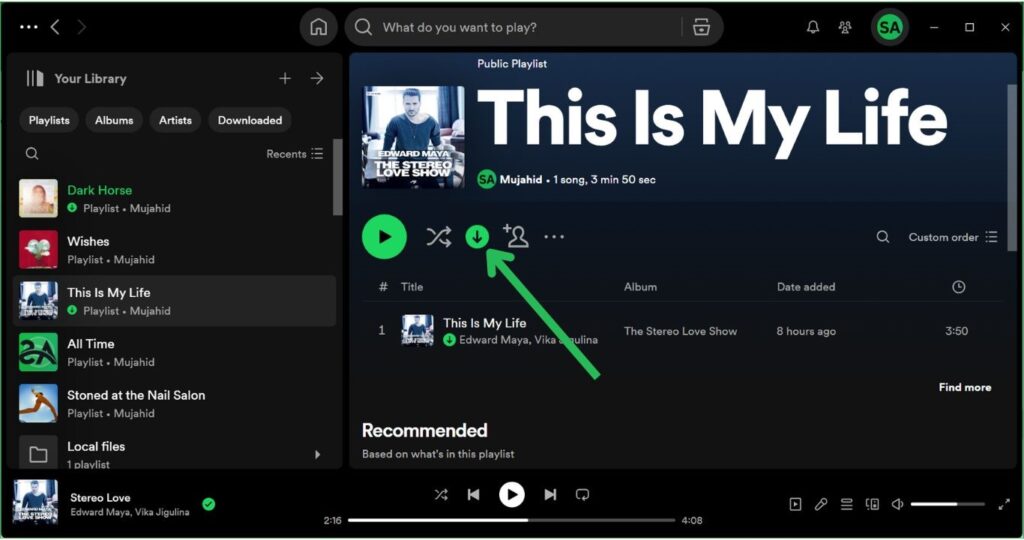 Download Songs on Spotify Desktop App